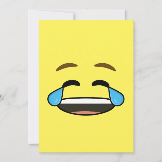 Laughing Emoji Kaart (Voorkant)