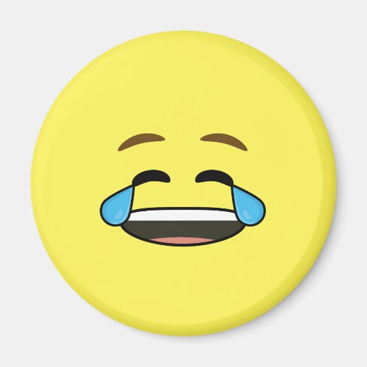 Laughing Emoji Magneet (Voorkant)