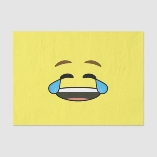 Laughing Emoji Tissuepapier (Voorkant)