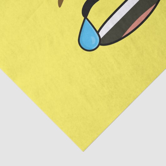 Laughing Emoji Tissuepapier (Detail)