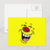Laughing Face Grumpey Briefkaart (Voorkant / Achterkant)