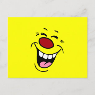 Laughing Face Grumpey Briefkaart