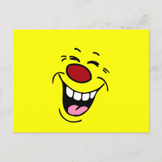 Laughing Face Grumpey Briefkaart