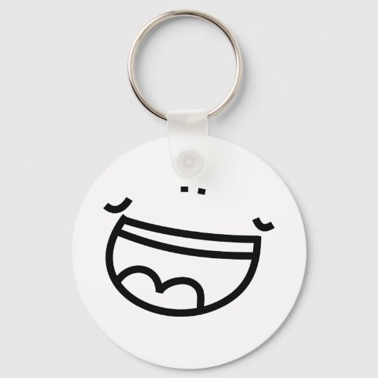 Laughing Face Sleutelhanger (Voorkant)