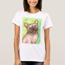 Laughing French Bulldog shirt