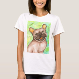 Laughing French Bulldog shirt
