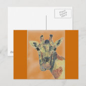 Laughing Giraffe Briefkaart (Voorkant / Achterkant)