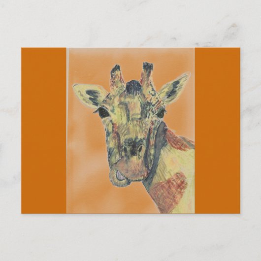 Laughing Giraffe Briefkaart (Voorkant)