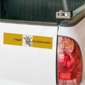Laughing Giraffe Bumpersticker (Op Truck)
