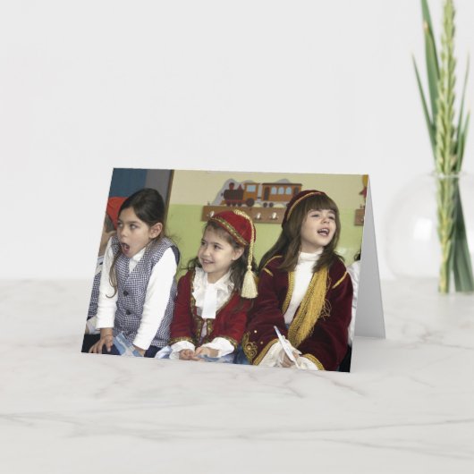 Laughing Girls Kaart (Voorkant)