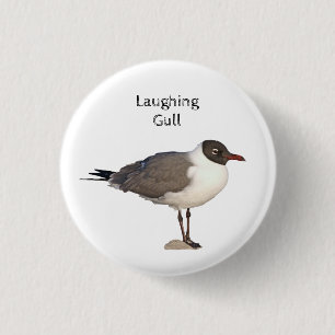 Laughing Gull Ronde Button 3,2 Cm