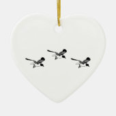 Laughing Gulls Flying Keramisch Ornament (Voorkant)