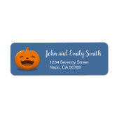 Laughing Halloween Pumpkin Etiket (Voorkant)