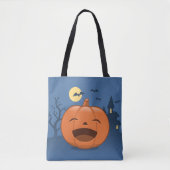 Laughing Halloween Pumpkin Tote Bag (Voorkant)