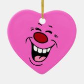 Laughing: Hart Ornament voor ballonnen of bloemen (Voorkant)