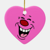 Laughing: Hart Ornament voor ballonnen of bloemen (Achterkant)