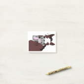 Laughing Horse Fun Paardensport Post-it® Notes (Op bureau)