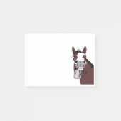 Laughing Horse Fun Paardensport Post-it® Notes (Voorkant)