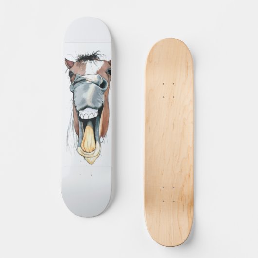 Laughing Horse Persoonlijk Skateboard (Voorkant)