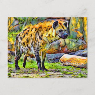 Laughing hyena [Briefkaart] Briefkaart