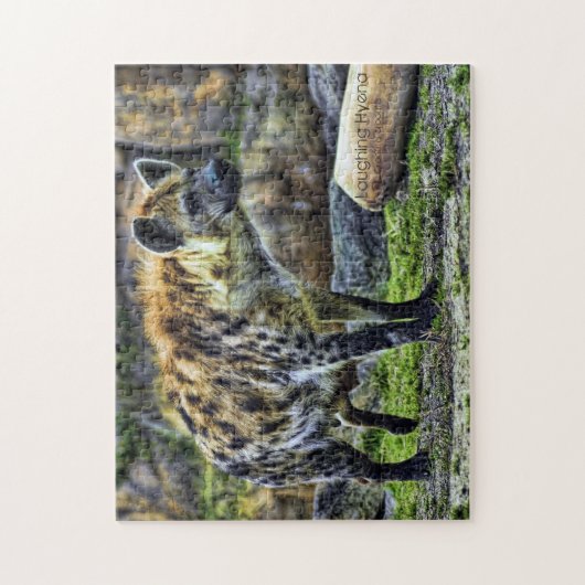 Laughing hyena [Jigzaapuzzle: 252P] Legpuzzel (Verticaal)