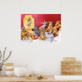 Laughing hyena poster (Keuken)