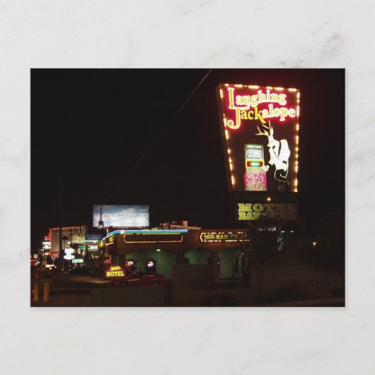 Laughing Jackalope Las Vegas Briefkaarten (Voorkant)