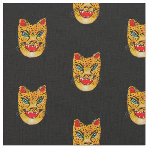 Laughing Jaguar Waterverf Black Stof