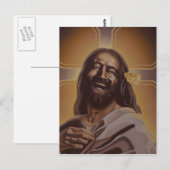 Laughing Jesus postkaart (Voorkant / Achterkant)