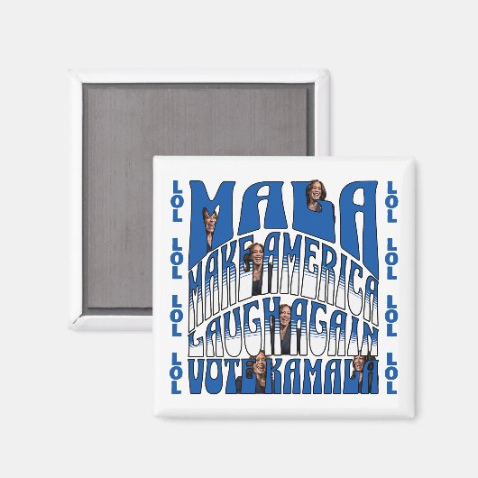 Laughing Kamala Magneet (Voorkant / Achterkant)
