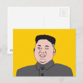 Laughing Kim Jon-un Briefkaart (Voorkant / Achterkant)