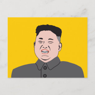 Laughing Kim Jon-un Briefkaart