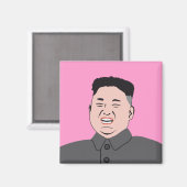 Laughing Kim Jong-un Magneet (Voorkant / Achterkant)