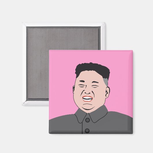 Laughing Kim Jong-un Magneet (Voorkant / Achterkant)