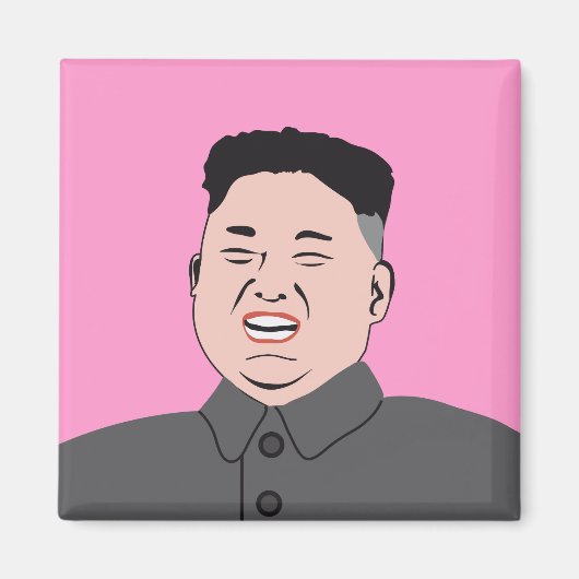 Laughing Kim Jong-un Magneet (Voorkant)
