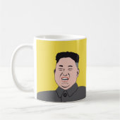 Laughing Kim Jong-un - twee beelden Koffiemok (Links)
