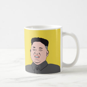 Laughing Kim Jong-un - twee beelden Koffiemok