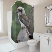 Laughing Kookaburra Bird Tree Douchegordijn (In situ)