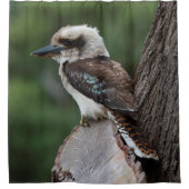 Laughing Kookaburra Bird Tree Douchegordijn (Voorkant)