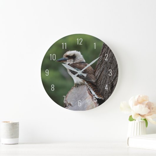 Laughing Kookaburra Bird Tree Grote Klok (Huis)