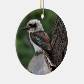 Laughing Kookaburra Bird Tree Keramisch Ornament (Rechts)