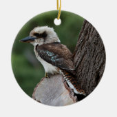 Laughing Kookaburra Bird Tree Keramisch Ornament (Voorkant)