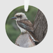 Laughing Kookaburra Bird Tree Ornament (voorkant)