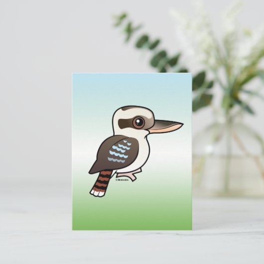 Laughing Kookaburra Briefkaart (Staand voorkant)