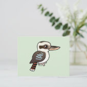Laughing Kookaburra Briefkaart (Staand voorkant)