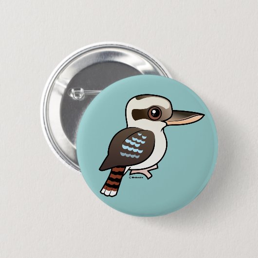 Laughing Kookaburra Ronde Button 5,7 Cm (Voorkant /achterkant)