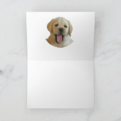 Laughing Labrador Bedankkaart (Binnen)