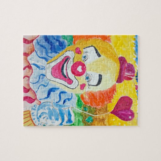 Laughing Larry Clown Puzzle Legpuzzel (Horizontaal)