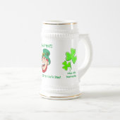 Laughing Leprechaun St Patrick's Day Bierpul (Voorkant rechts)