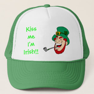 Laughing Leprechaun St Patrick's Day Trucker Pet